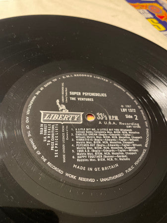 The Ventures : Super Psychedelics (LP, Mono)