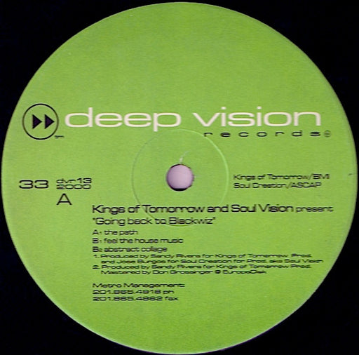 Kings Of Tomorrow And Soul Vision : Going Back To Blackwiz (2x12")