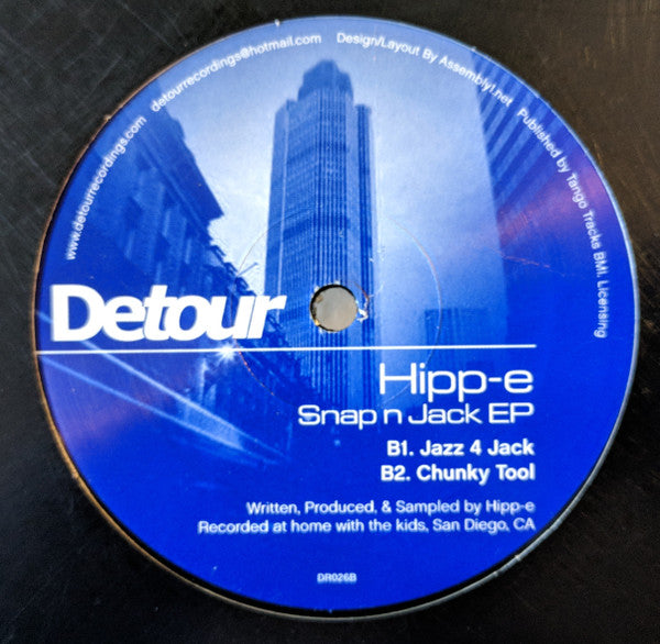 Hipp-E : Snap N Jack EP (12", EP)