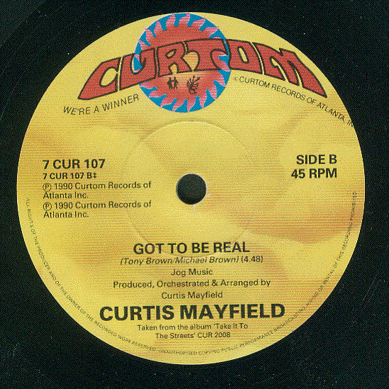 Curtis Mayfield : Do Be Down (7", Single)