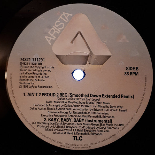 TLC : Baby-Baby-Baby (12")