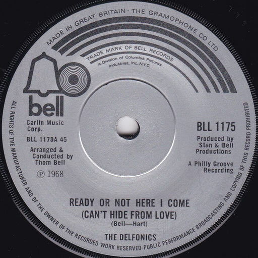 The Delfonics : Ready Or Not Here I Come (Can't Hide From Love) (7", Single, RE)