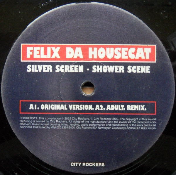 Felix Da Housecat : Silver Screen Shower Scene (12")