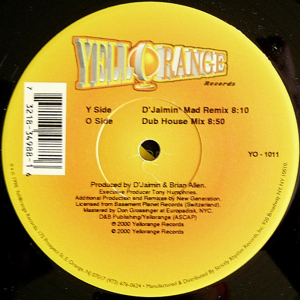 Crystal Clear Featuring Alessandra : Live Your Life (12")