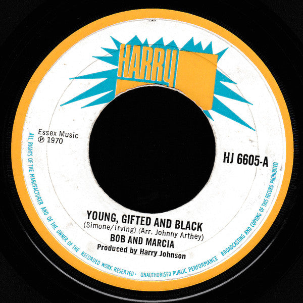 Bob And Marcia* / The Jay Boys : Young, Gifted And Black (7", Single, Lar)