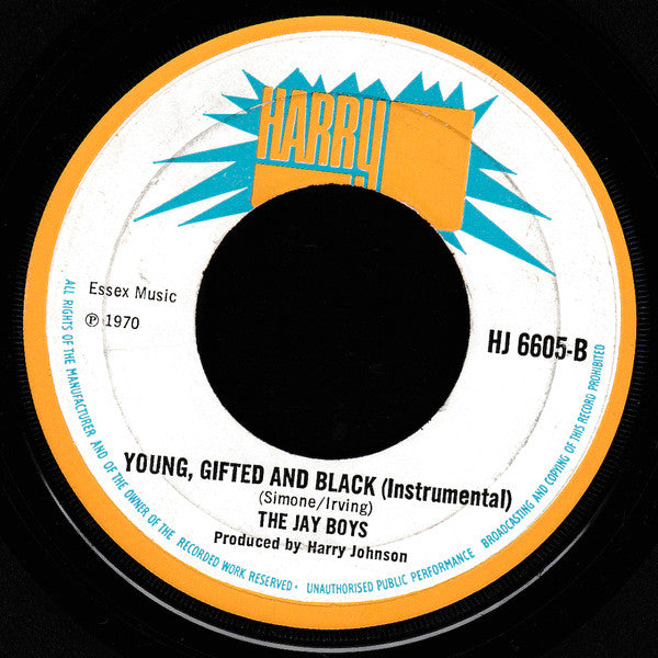 Bob And Marcia* / The Jay Boys : Young, Gifted And Black (7", Single, Lar)