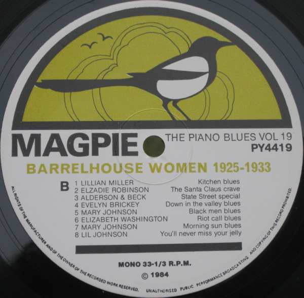 Various : 'Play It For Your Mama' - Barrelhouse Women 1925-1933 (LP, Comp, Mono)