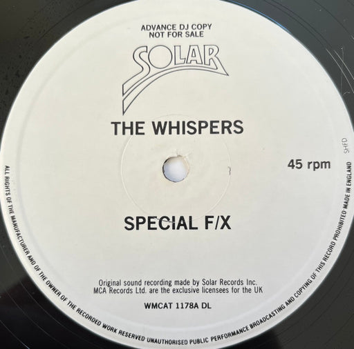 The Whispers : Special FX (12", Promo)