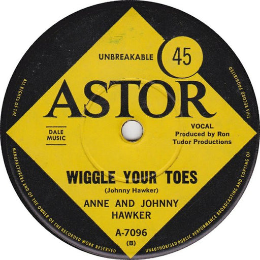 Anne And Johnny Hawker* : Cinderella Rockefella (7", Single)