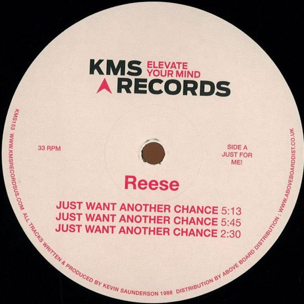 Reese : Just Want Another Chance (12", RE)