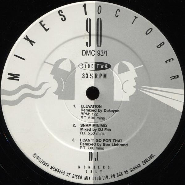 Various : October 90 - Mixes 1 (12", Comp, P/Mixed)