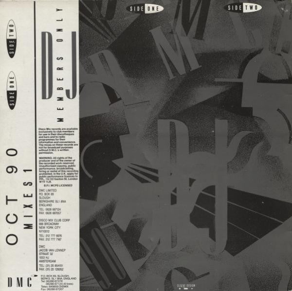 Various : October 90 - Mixes 1 (12", Comp, P/Mixed)