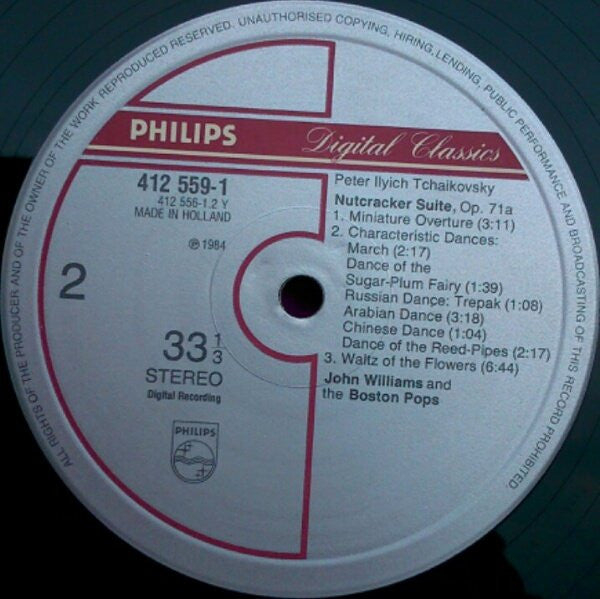 Terry Wogan Narrates Prokofiev* / Tchaikovsky*, Boston Pops*, John Williams (4) : Peter And The Wolf / 'Nutcracker' Suite (LP)