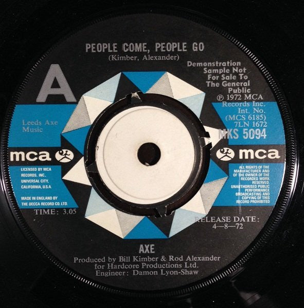 Axe (6) : People Come, People Go (7", Promo)