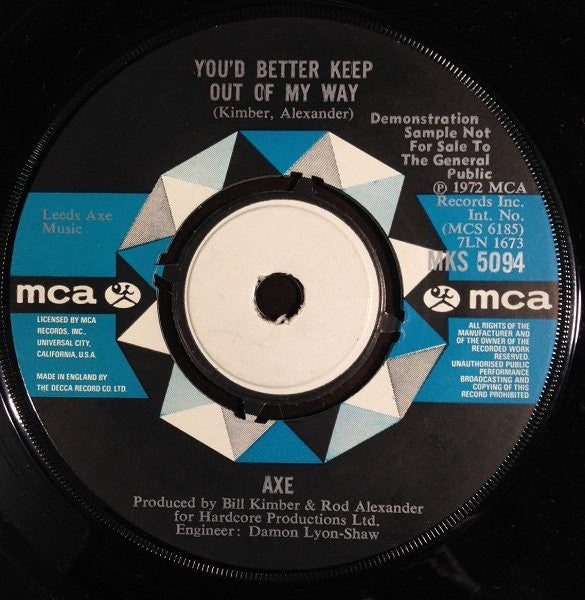 Axe (6) : People Come, People Go (7", Promo)