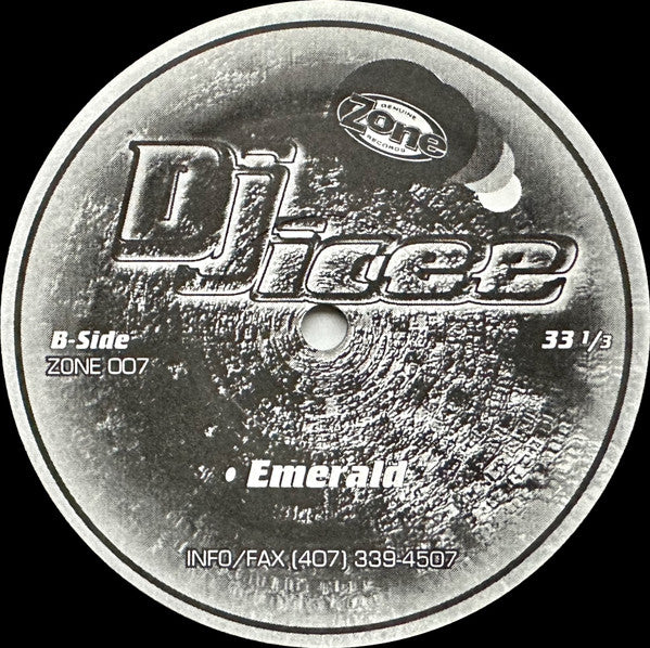 DJ Icee* : Bbrr Go Go / Emerald (12")