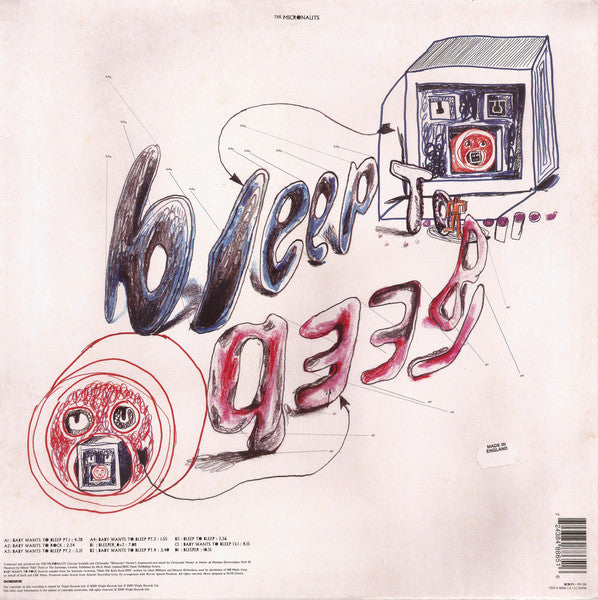 The Micronauts : Bleep To Bleep (2x12", MiniAlbum, P/Mixed)