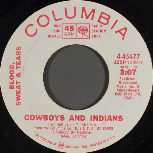 Blood, Sweat & Tears* : Lisa, Listen To Me (7", Promo)