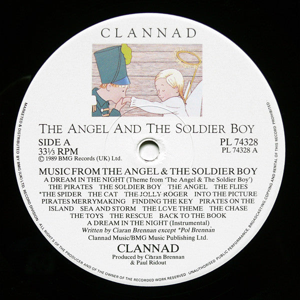 Clannad Narration By Tom Conti : The Angel And The Soldier Boy (LP, Album)