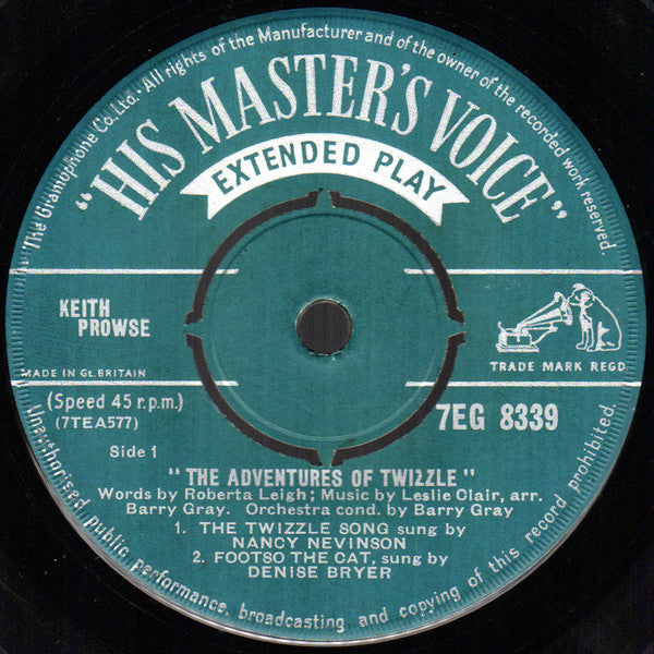 Various : The Adventures Of Twizzle (7", EP)