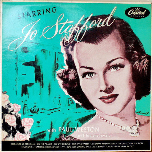 Jo Stafford With Paul Weston And His Orchestra : Starring Jo Stafford (LP, Album, RE)