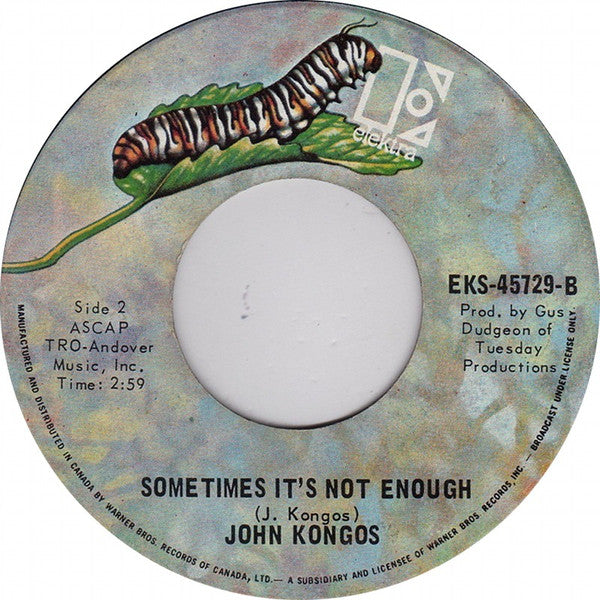 John Kongos : He's Gonna Step On You Again (7", Single)