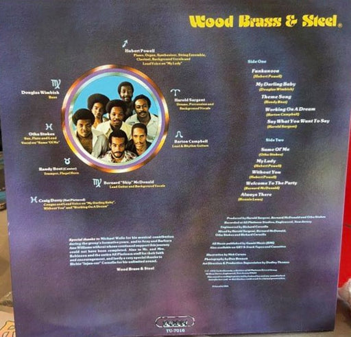 Wood, Brass & Steel : Wood, Brass & Steel (LP, Album, RE)