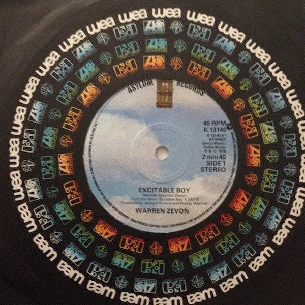 Warren Zevon : Excitable Boy (7", Single)