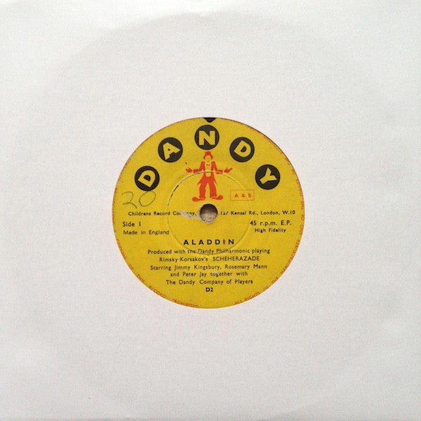 The Dandy Philharmonic : Aladdin (7", EP)