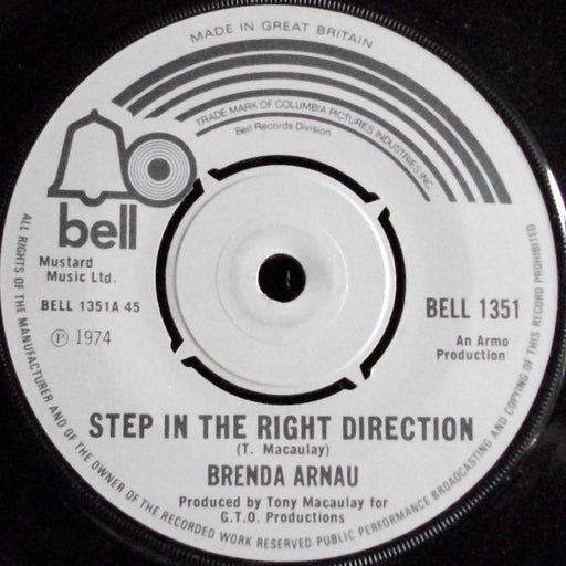Brenda Arnau : Step In The Right Direction (7", Single)