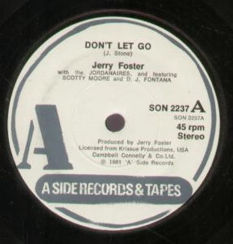 Jerry Foster : Don't Let Go (7")