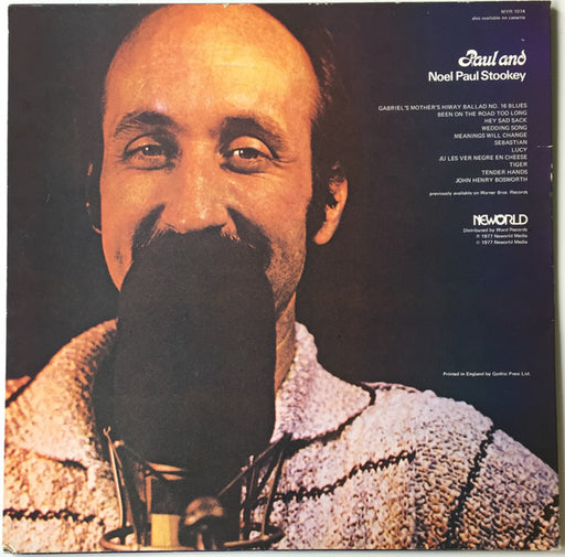 Noel Paul Stookey : Paul And (LP, Album, RE)