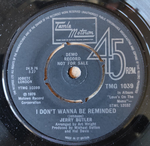 Jerry Butler : The Devil In Mrs. Jones (7", Single, Promo)