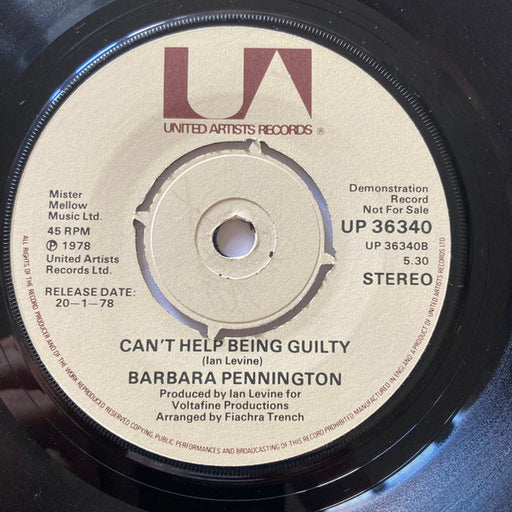 Barbara Pennington : Spend A Little Time With Me (7", Promo)