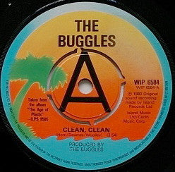 The Buggles : Clean, Clean (7", Single, Promo)