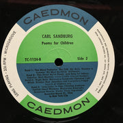 Carl Sandburg : Carl Sandburg's Poems For Children (LP, Album)