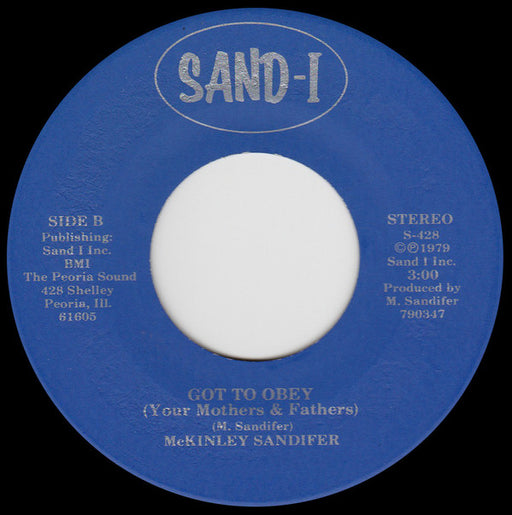 McKinley Sandifer :  Nobody Knows / Got To Obey (7")