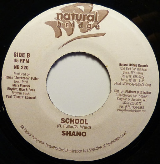Hawkeye (4) / Shane-O : Gimme Di Girls Dem / School (7")