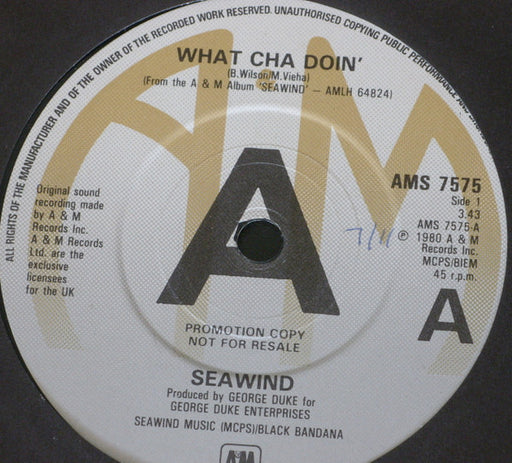 Seawind : What Cha Doin' (7", Promo)