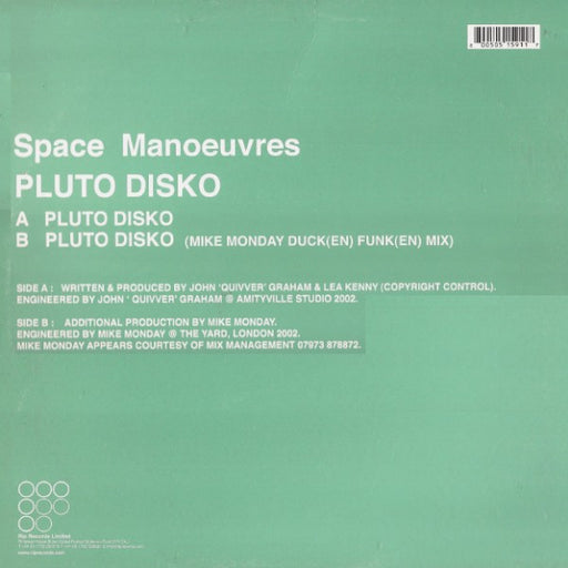 Space Manoeuvres : Pluto Disko (12")