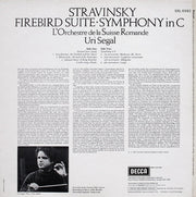 Stravinsky*, L'Orchestre De La Suisse Romande, Uri Segal : The Firebird / Symphony In C (LP)