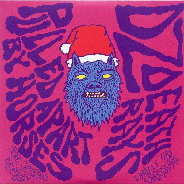 Pulled Apart By Horses / DZ Deathrays : Merry Christmas Everybody / Lonely This Christmas (7", Single, Ltd, Num, Pin)
