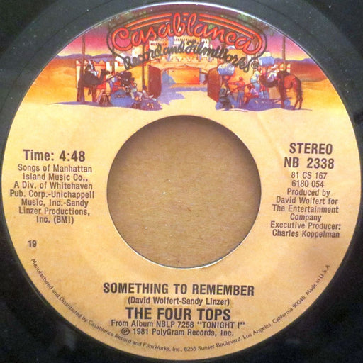 The Four Tops* : When She Was My Girl (7", Single, Styrene, 19 )