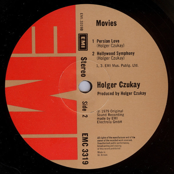 Holger Czukay : Movies (LP, Album)