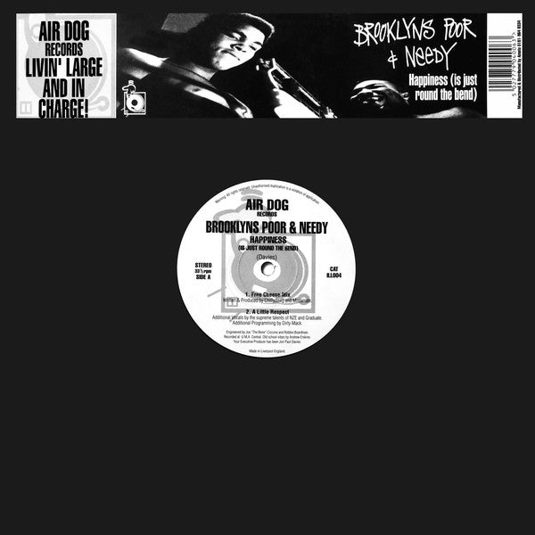 Brooklyn's Poor And Needy : Happiness (Is Just Round The Bend) (12")