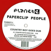 Paperclip People : Country Boy Goes Dub (12", Ltd, Red)