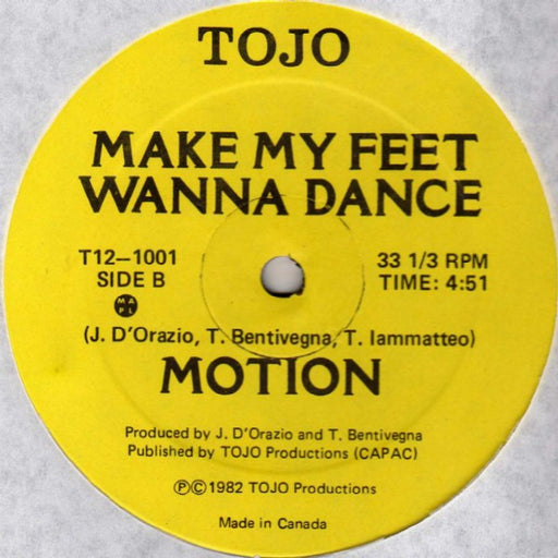 Motion (3) : Make My Feet Wanna Dance (12")