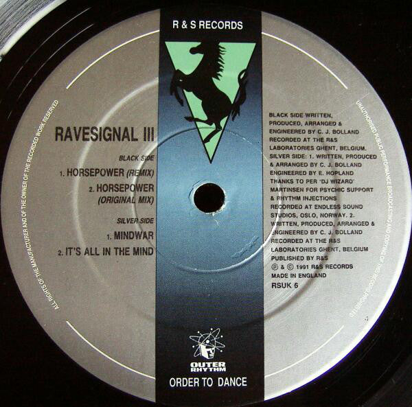Ravesignal III* : Horsepower Exclusive Remix (12")