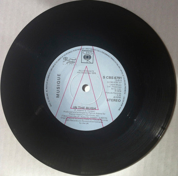 Musique : In The Bush (7", Single, Promo)