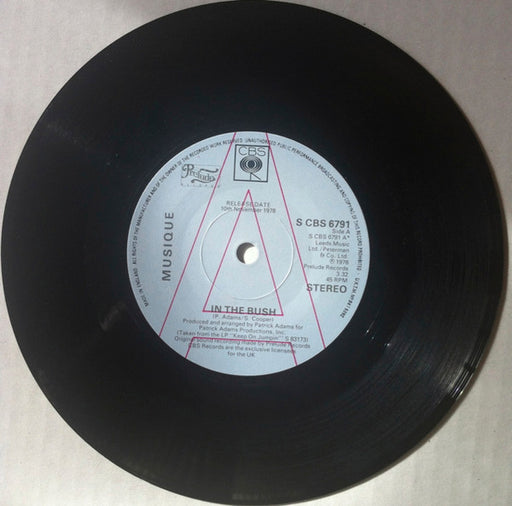 Musique : In The Bush (7", Single, Promo)